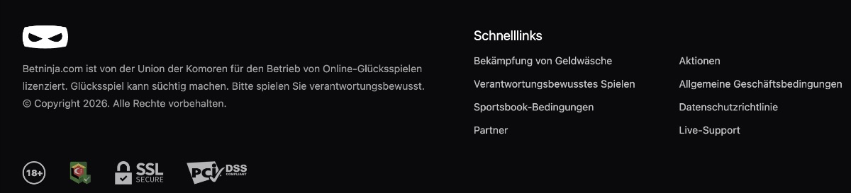 Betninja casino lizenz