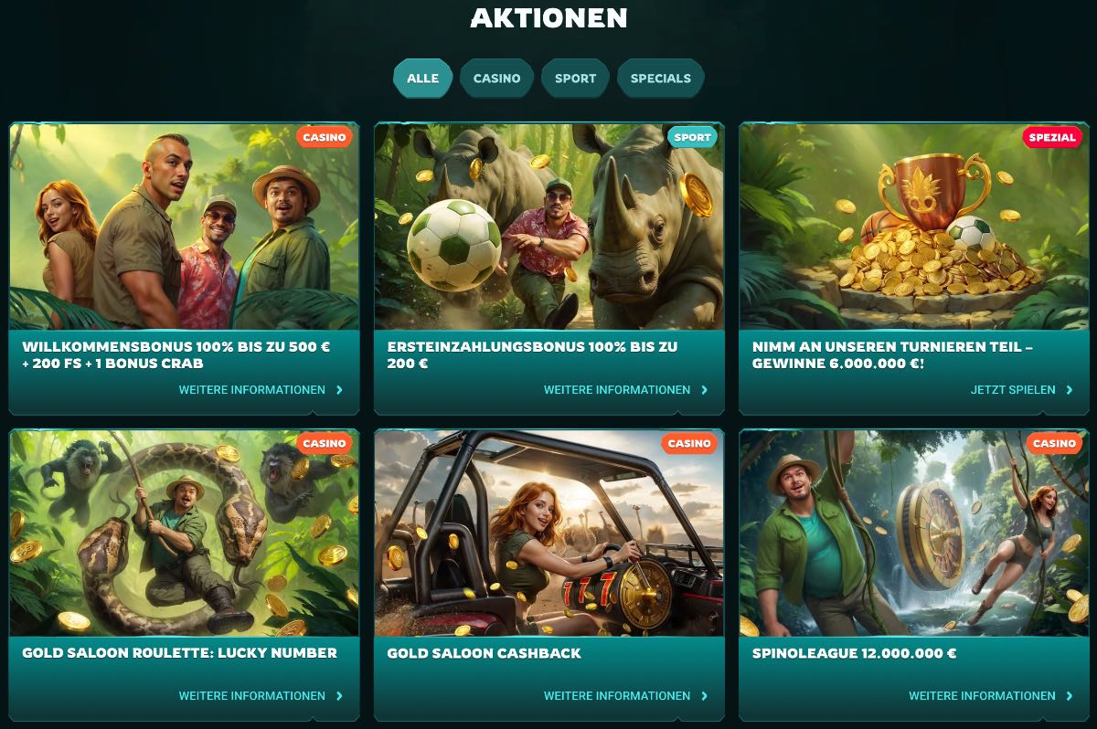 Neue Online Casino Bonusangebote